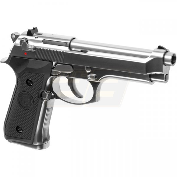 WE M9 V2 Gas Blow Back Pistol - Silver