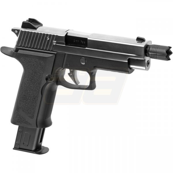 WE P226 Virus Gas Blow Back Pistol - Dual Tone