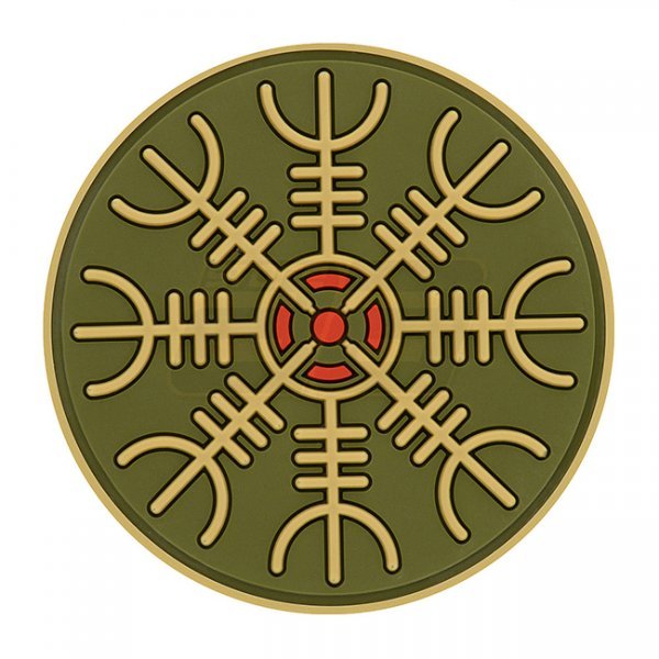 M-Tac Egeshelm Rubber Patch - Olive