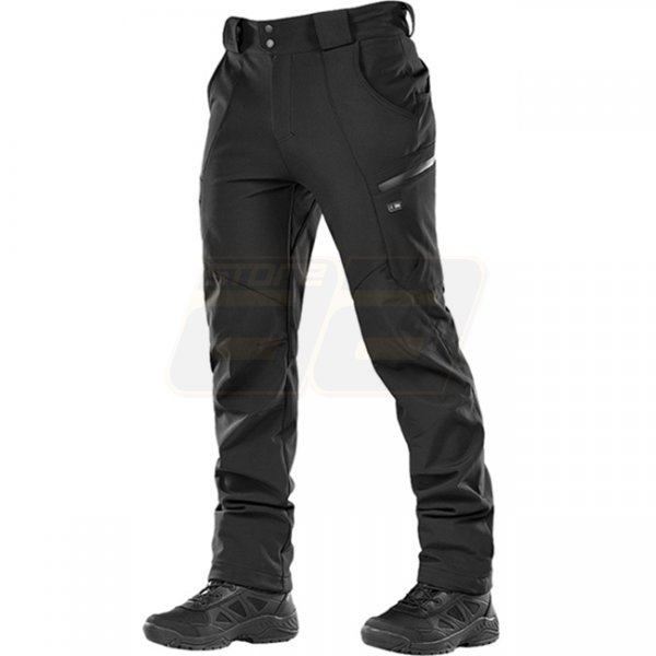 M-Tac Soft Shell Winter Pants - Black - 2XL