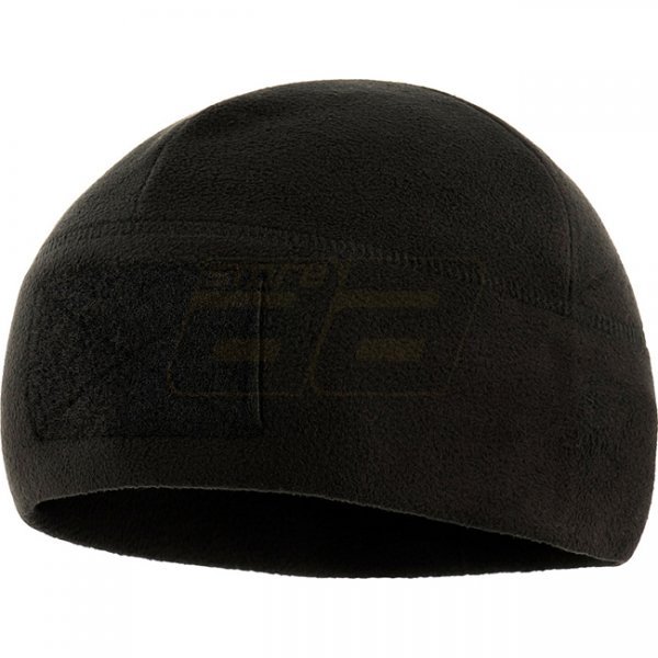 M-Tac Tactical Fleece Watch Cap Beanie & Patch Panel - Black - M