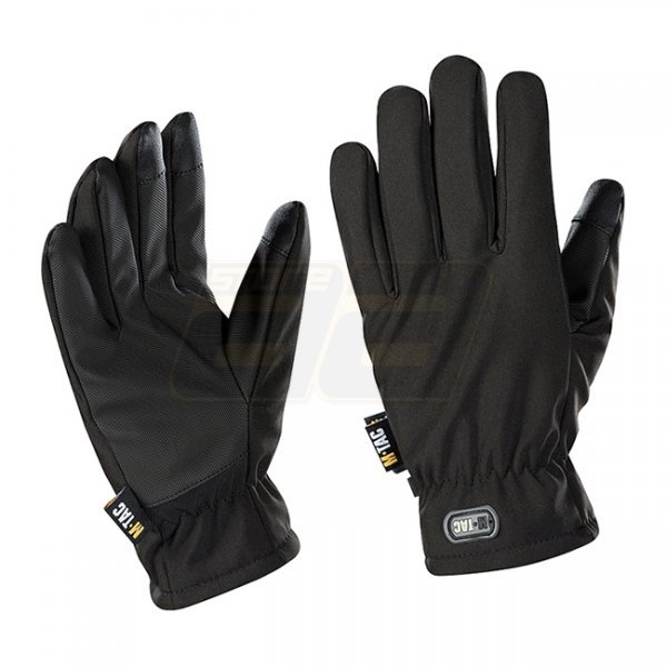 M-Tac Thinsulate Soft Shell Gloves - Black - XL