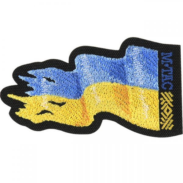 M-Tac Battle Flag of Ukraine Embroidery Patch Right - Black