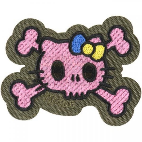 M-Tac Kitty Embroidery Patch Pink - Ranger Green