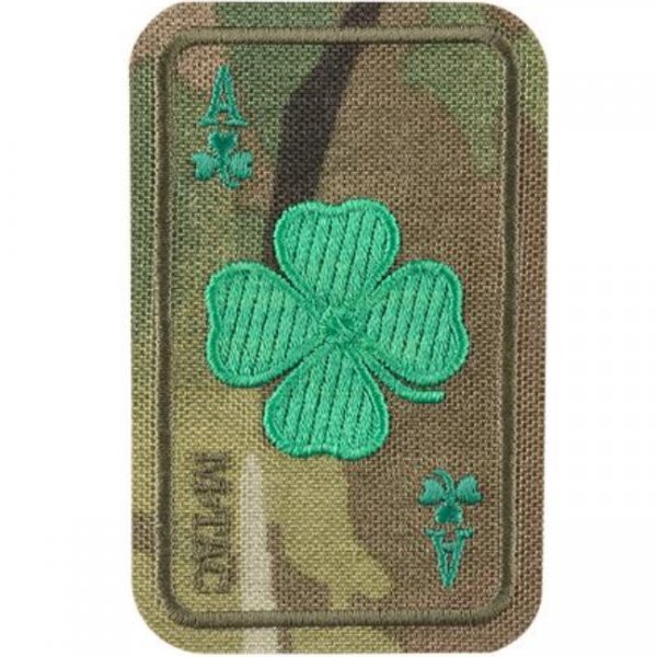 M-Tac Lucky Card Embroidery Patch - Multicam