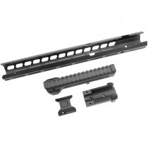 Dytac Marui AKM GBBR SLR Rifleworks Light M-LOK EXT Extended Handguard 14.7 Inch