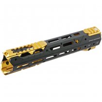 Madbull Strike Industries M4 GBBR / AEG GRIDLOK Handguard 11 Inch Main Body & Sights - Titan