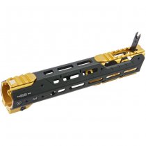 Madbull Strike Industries M4 GBBR / AEG GRIDLOK Handguard 11 Inch Main Body & Sights - Titan