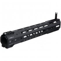 Madbull Strike Industries M4 GBBR / AEG GRIDLOK Handguard 15 Inch Complete Unit - Black