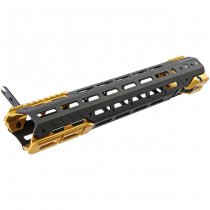 Madbull Strike Industries M4 GBBR / AEG GRIDLOK Handguard 15 Inch Main Body & Sights - Titan