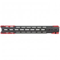 Madbull Strike Industries M4 GBBR / AEG GRIDLOK Handguard 17 Inch Main Body & Sights - Red