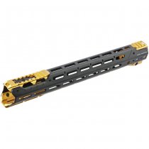 Madbull Strike Industries M4 GBBR / AEG GRIDLOK Handguard 17 Inch Main Body & Sights - Titan