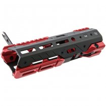 Madbull Strike Industries M4 GBBR / AEG GRIDLOK Handguard 8.5 Inch Main Body & Sights - Red