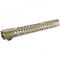 Madbull Strike Industries M4 GBBR Strike Rail 15.5 Inch - Dark Earth