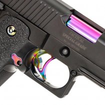 Nine Ball Marui Hi-Capa / 1911 GBB Omega Round Trigger - Rainbow