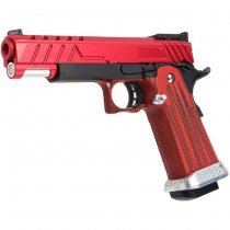 RWA DIVA Hi-Capa 5.1 Gas Blow Back Pistol G10 Grip - Red