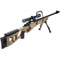 Snow Wolf SV98 Spring Spring Sniper Rifle Set - Tan