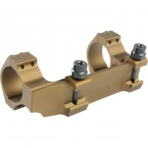 VFC KAC Rifle Scope Mounts One Piece Dual Ring - Tan