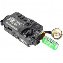 WADSN RAID X Style Aiming Laser IR & Green Laser Aluminium - Black