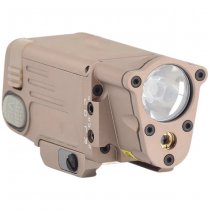 WADSN SBAL PL Pistol Weapon LED Light & Red Laser - Dark Earth