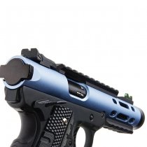 WE Galaxy 1911 Gas Blow Back Pistol Black Frame - Blue