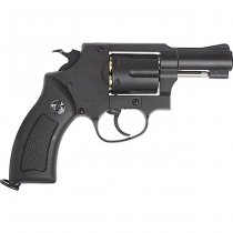 WinGun Revolver Co2 731 Sheriff M36 2.5 Inch Black Grip 6mm Version - Black