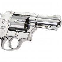 WinGun Revolver Co2 731 Sheriff M36 2.5 Inch Brown Grip 6mm Version - Silver