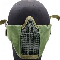 WoSport Half Face Mask Glory - Olive