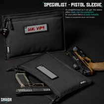 Savior Equipment Specialist Range Bag Pistol Sleeve 3 Pack - Black