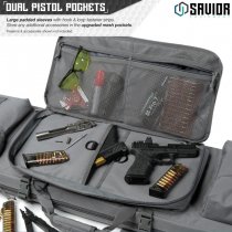 Savior Equipment Urban Warfare Double Rifle Bag 36 Inch - Grey