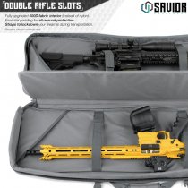 Savior Equipment Urban Warfare Double Rifle Bag 42 Inch - Grey