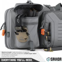 Savior Equipment Urban Warfare Double Rifle Bag 51 Inch - Grey