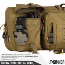 Savior Equipment Urban Warfare Double Rifle Bag 55 Inch - Dark Earth