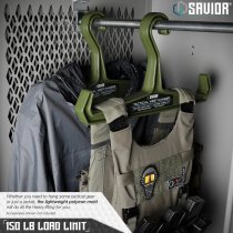 Savior Equipment Tactical Vest Hanger 2 Pack - Olive