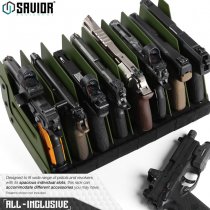 Savior Equipment Pistol Rack 4 Slots - Olive