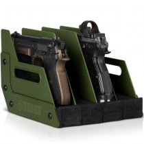 Savior Equipment Pistol Rack 4 Slots - Olive