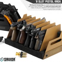 Savior Equipment Pistol Rack 4 Slots - Dark Earth