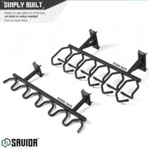 Savior Equipment Wall Rack System Rifle Wall Rack - Black