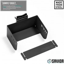 Savior Equipment Wall Rack System Universal Mag Holder Small - Black