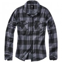 Brandit Amy Flanell Shirt Girls - Black / Grey