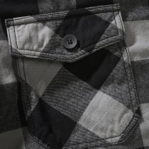 Brandit Lumberjacket - Black / Charcoal - M