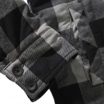 Brandit Lumberjacket - Black / Charcoal - L