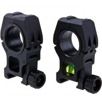 SOTAC M10 Fission Scope Mount Rings - Black