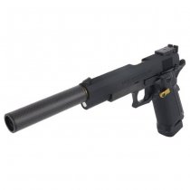 Laylax MODE-2 Carbon Fiber Slim Silencer 14mm CCW 100mm - Black