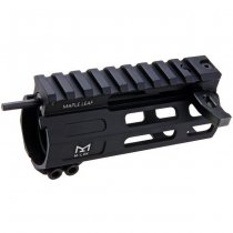 Maple Leaf WE / VFC / GHK M4 GBBR Front Charging M-LOK Handguard CNC 4 Inch - Black