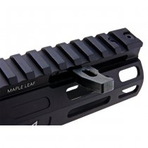 Maple Leaf WE / VFC / GHK M4 GBBR Front Charging M-LOK Handguard CNC 4 Inch - Black