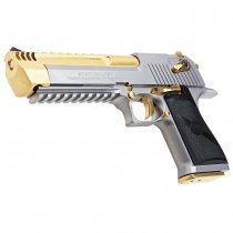 WE Desert Eagle L6 .50 AE Gas Blow Back Pistol - Silver / Gold