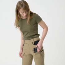 Helikon-Tex Women's OTP Outdoor Tactical Pants - Khaki / Black - 2XL - Regular