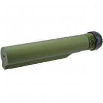 BJ TAC VFC / GHK / Marui MWS GBBR 6 Position Mil-Spec Buffer Tube CNC Aluminum - Olive