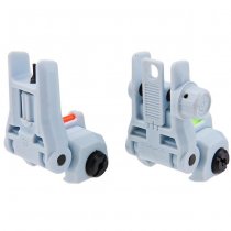 G&G Dual-Profile Fiber Optic Flip-Up Sight - Blue